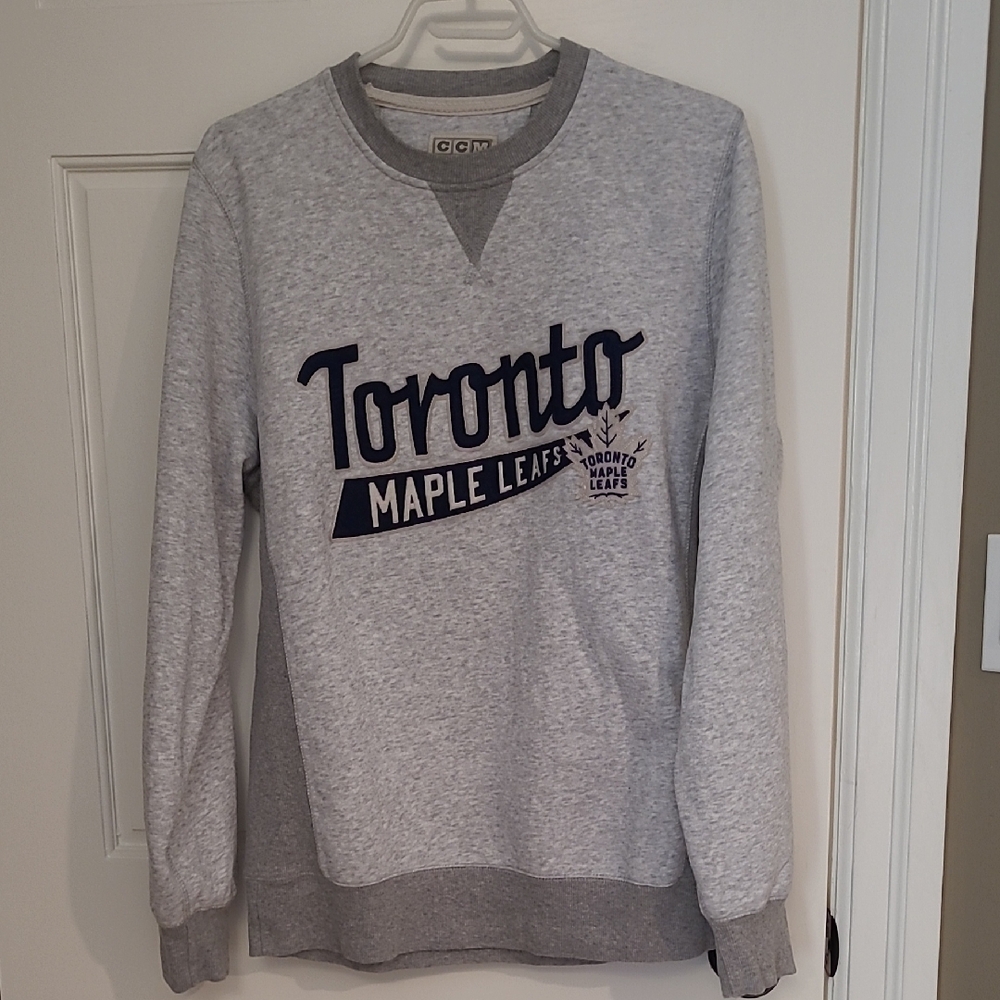 CCM Gray Toronto Maple Leafs Men's Sweater